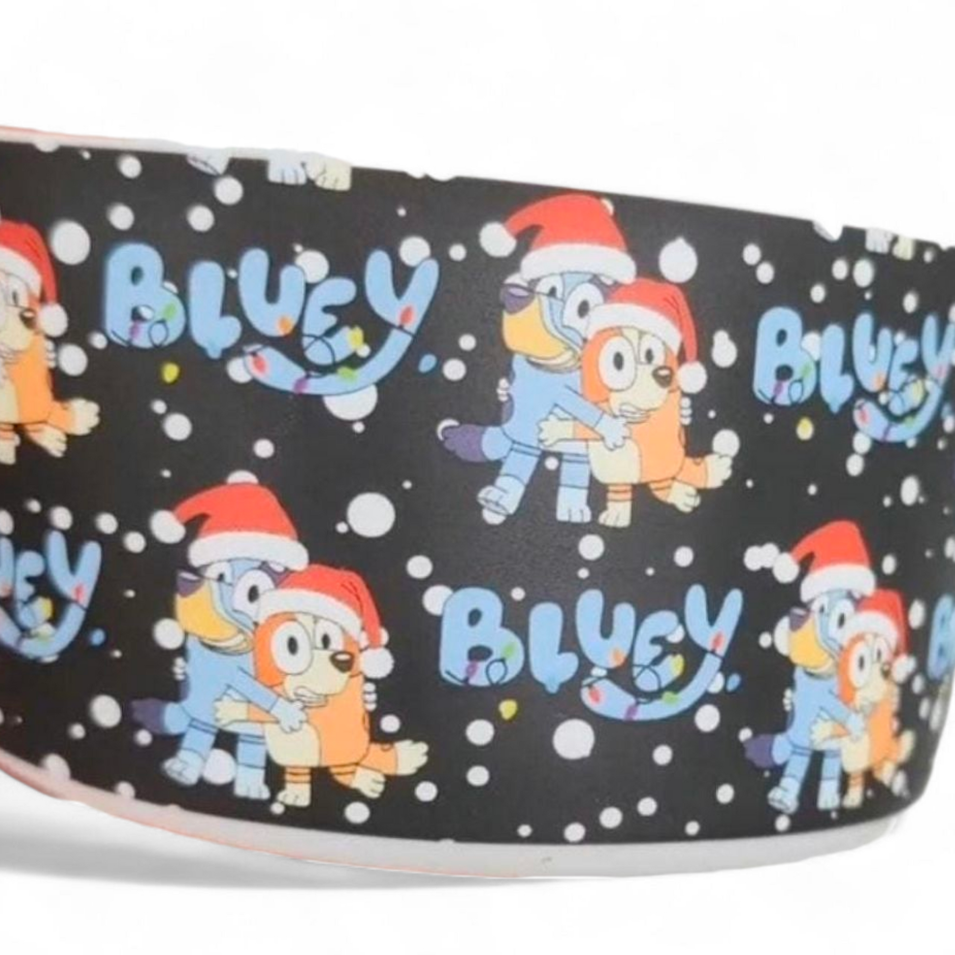 Bluey inspired Blue Heeler Christmas Silicone Tumbler Boot | Tumbler Sleeve 