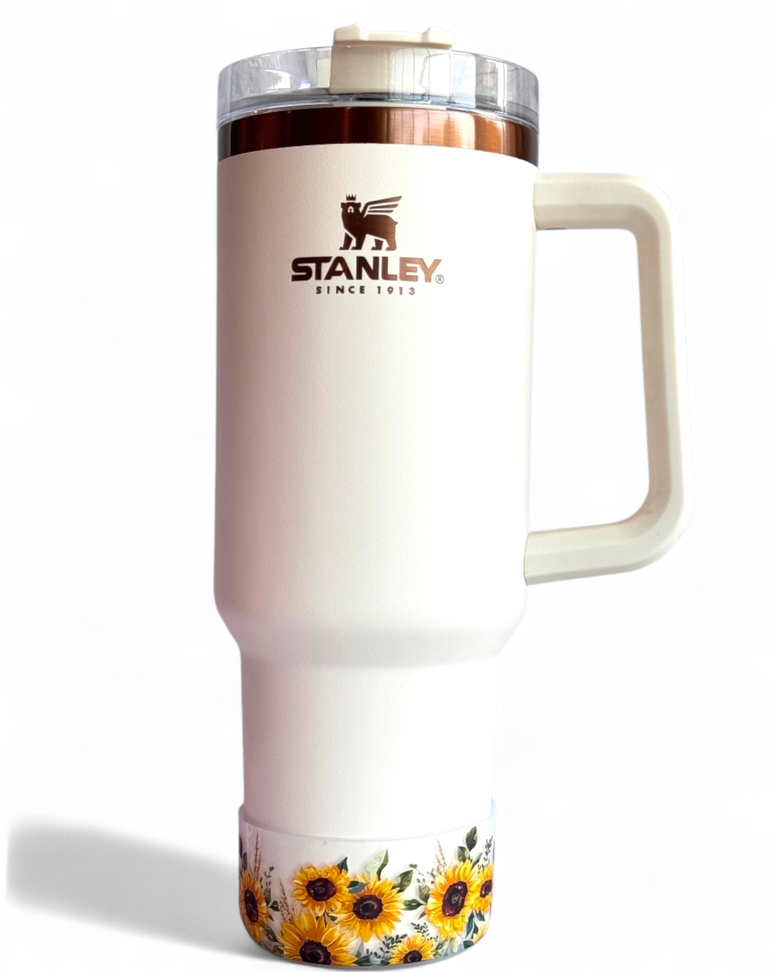 Sunflower Clear Silicone Tumbler Boot