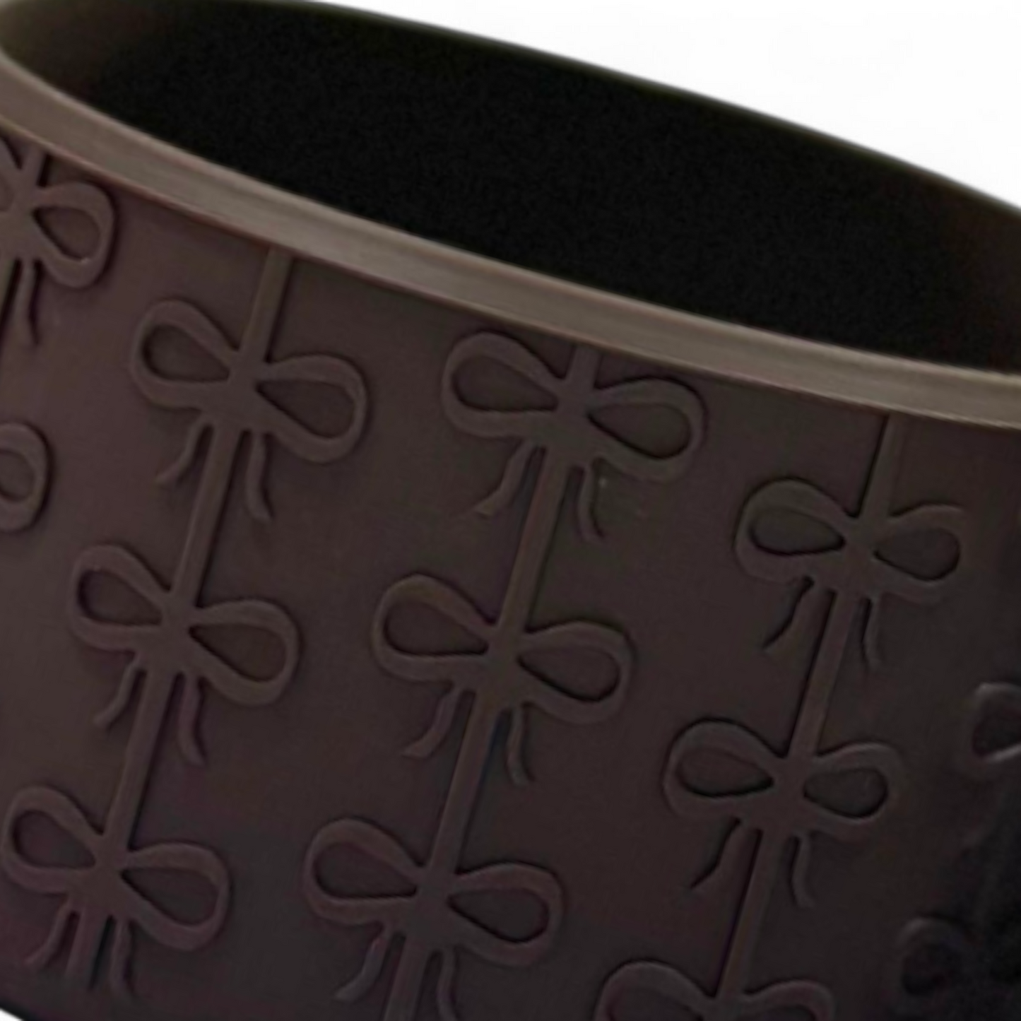 Brown Coquette Bow Silicone Tumbler Boot  | Tumbler Sleeve 