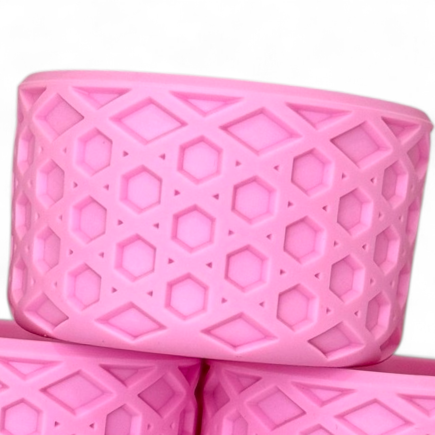 Bubblegum Pink Waffle Silicone Tumbler Boot | Fits 20-40oz Tumblers 