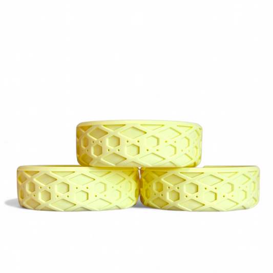 Butter Yellow Short Waffle Silicone Tumbler Boot