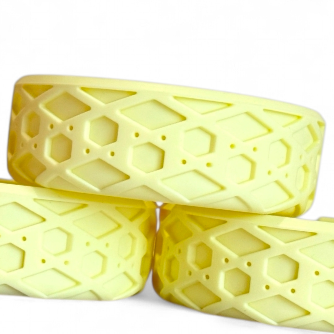 Butter Yellow Shorty Waffle Silicone Tumbler Boot
