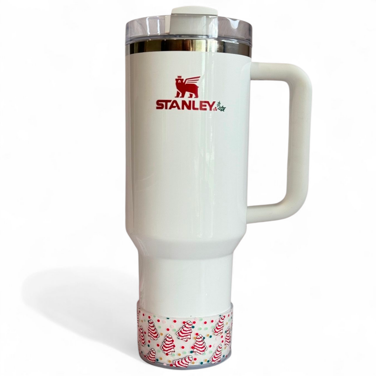 Christmas Cakes Silicone Tumbler Boot