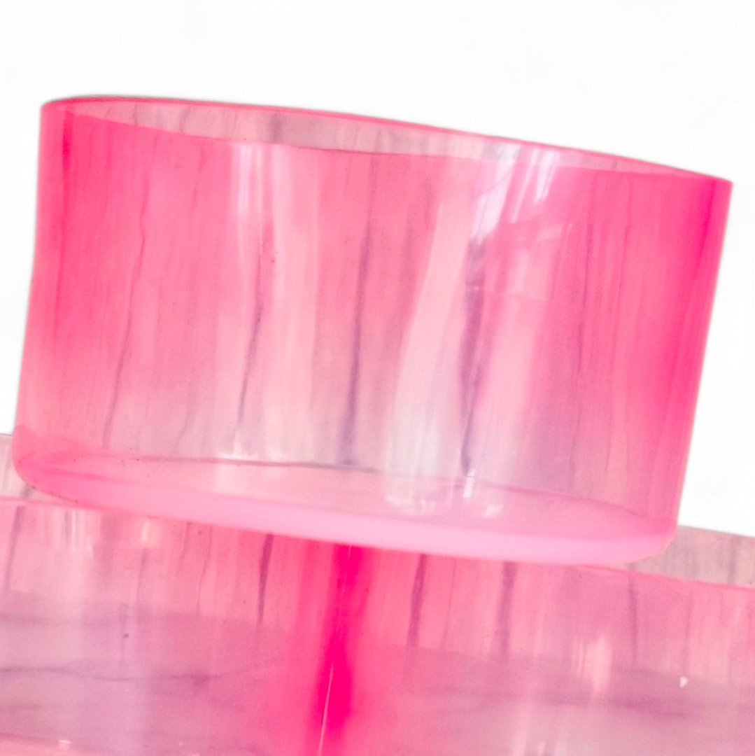 Clear Tinted Hot Pink Ombre Silicone Tumbler Boot | Fits 20-40oz Tumblers 