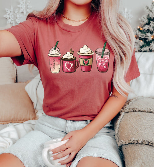 Coffee Lover Valentine's Day Graphic Tee