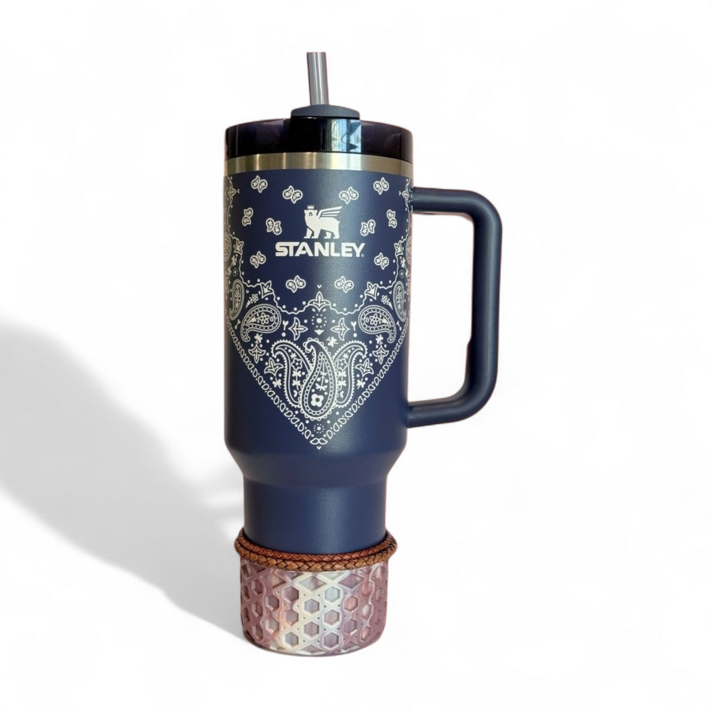 Conch Floral WAFFLE Tumbler Boot -fits 20-40oz on 40oz Stanley Tumbler 