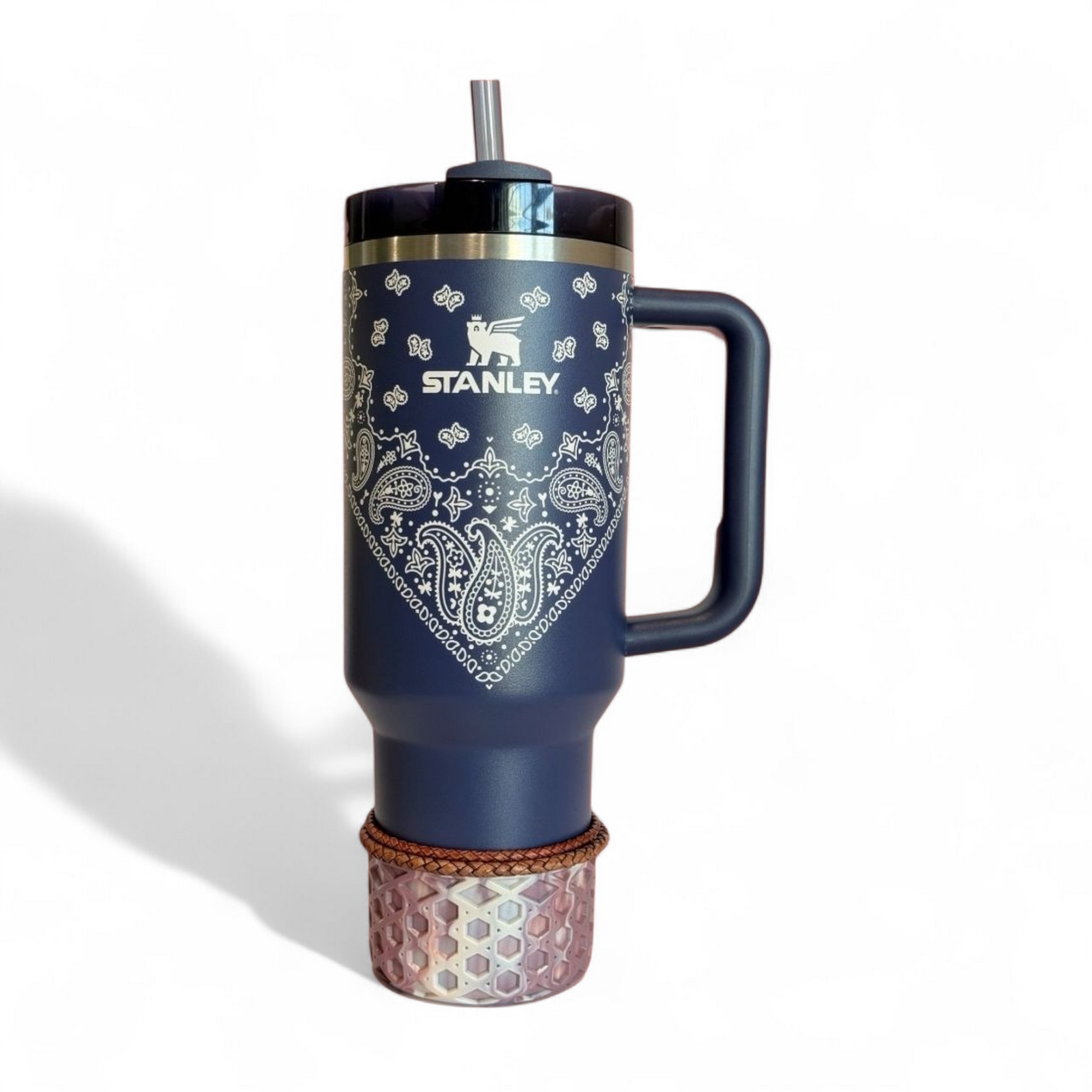 Conch Floral WAFFLE Tumbler Boot -fits 20-40oz on 40oz Stanley Tumbler 