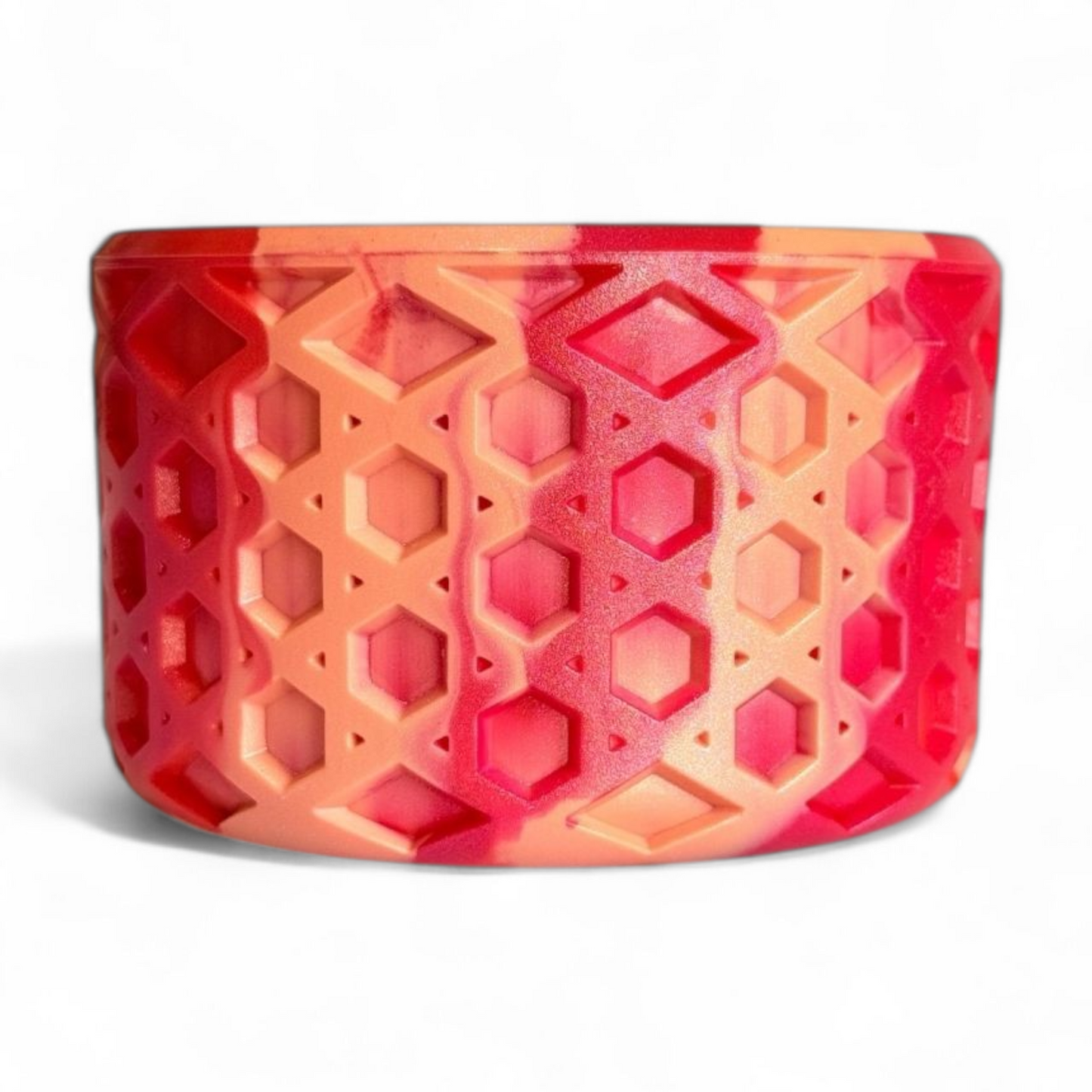 Hot Coral Remix WAFFLE Tumbler Boot -fits 20-40oz