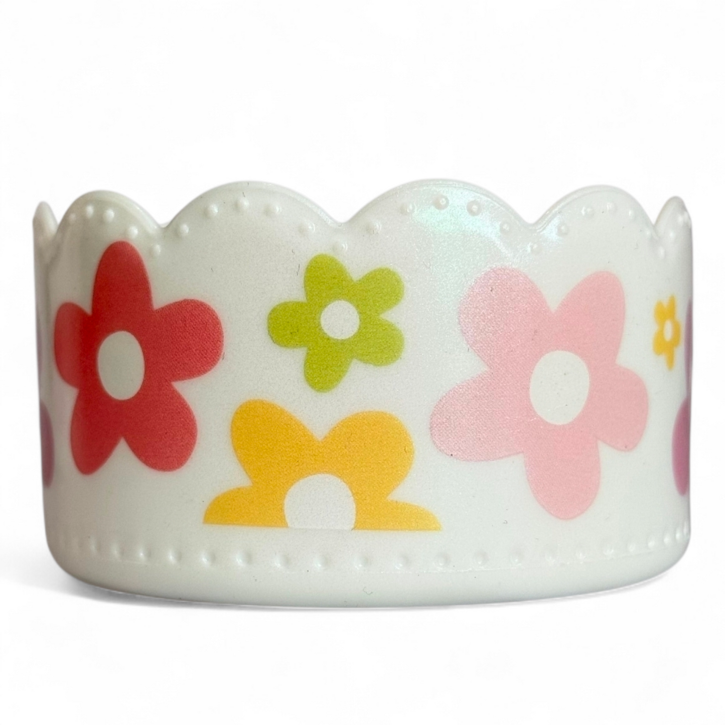 Spring Daisy Scallop Silicone Tumbler Boot | Fits 20-40oz Tumblers 