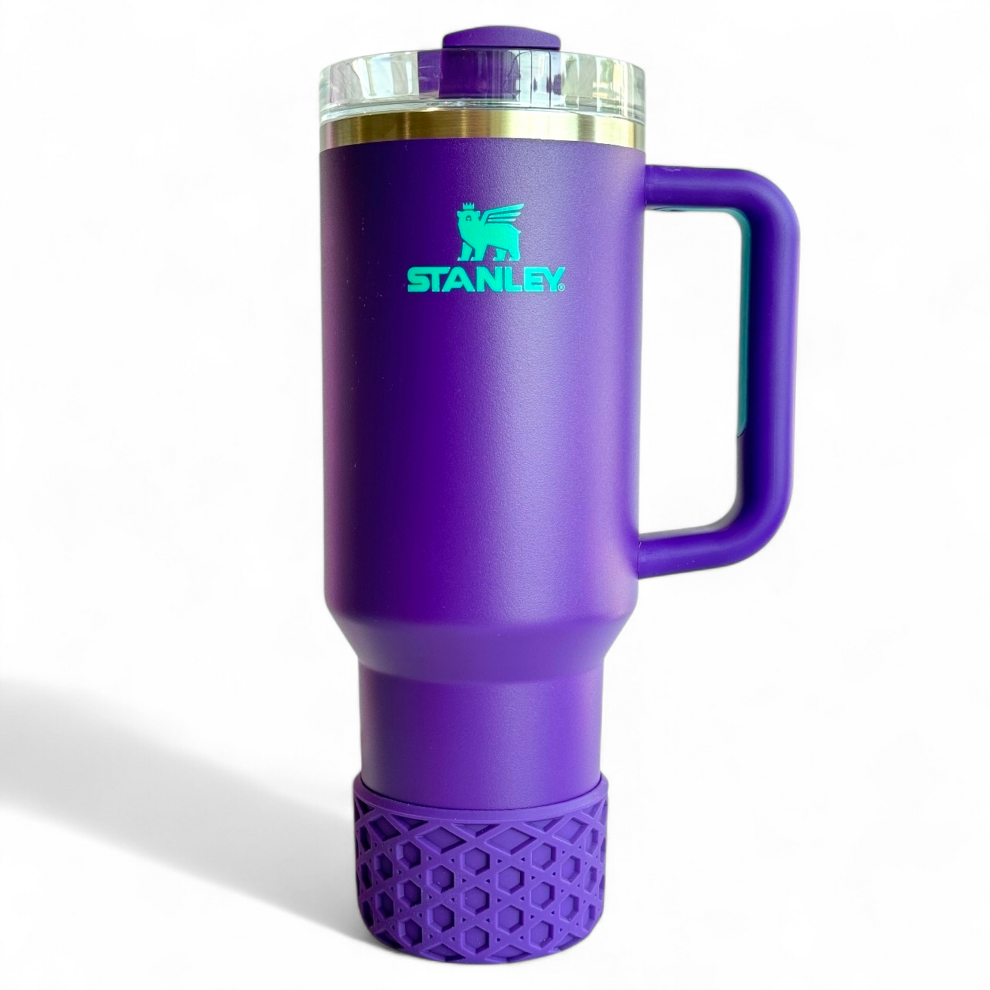 Deep Purple Shimmer Waffle Silicone Tumbler Boot | Fits 20-40oz Tumblers 
