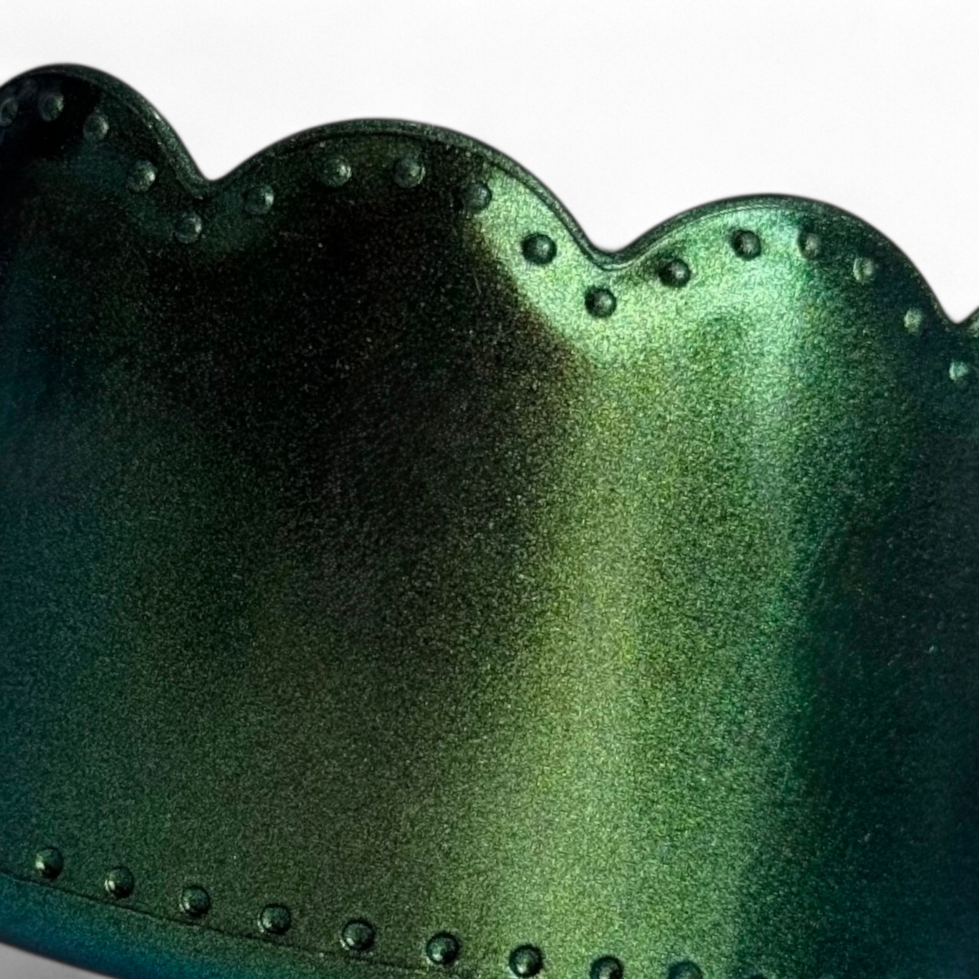 Emerald Shimmer Scallop Silicone Tumbler Boot | Fits 20-40oz Tumblers 