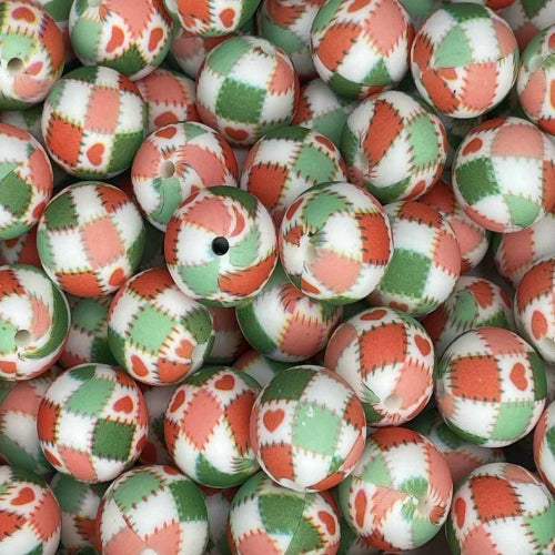 P702 CHRISTMAS PLAID 15MM PRINT (1ct)