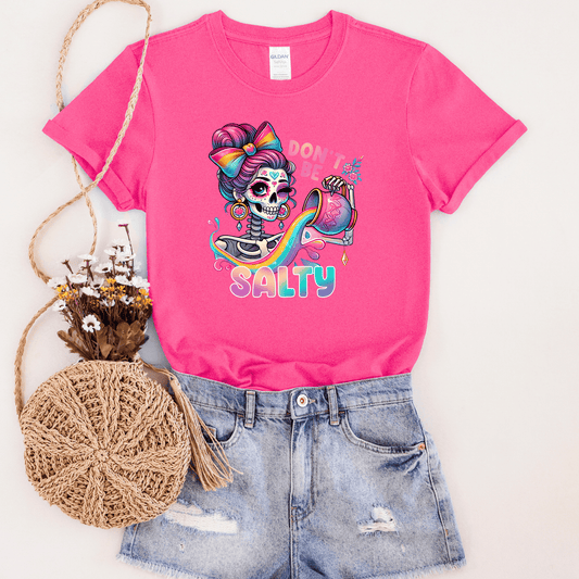 Don't Be Salty Skeleton Graphic Tee