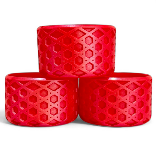 Flame Waffle Silicone Tumbler Boot