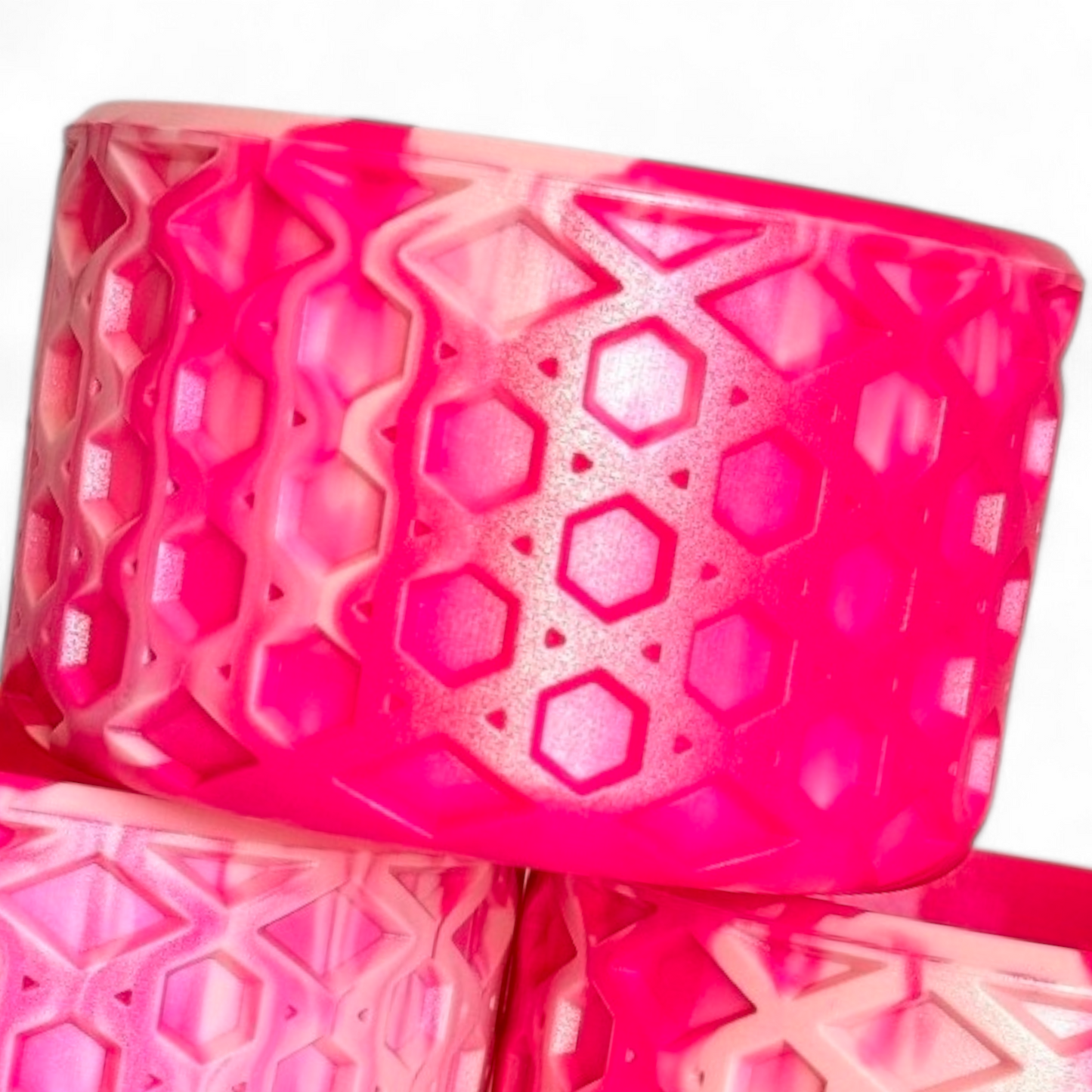 Flockin’ Fabulous Flamingo Pink Waffle Silicone Tumbler Boot