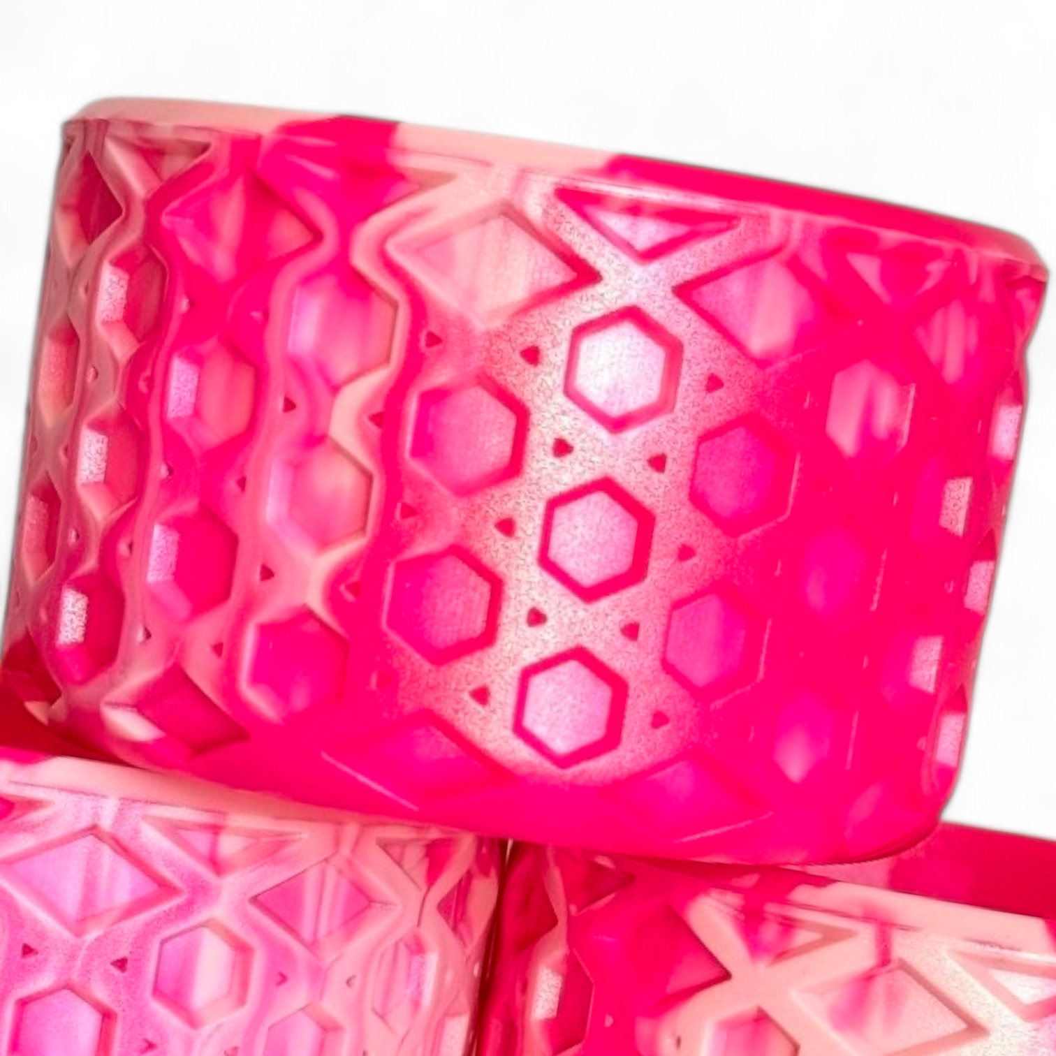 Flockin’ Fabulous Flamingo Pink Waffle Silicone Tumbler Boot