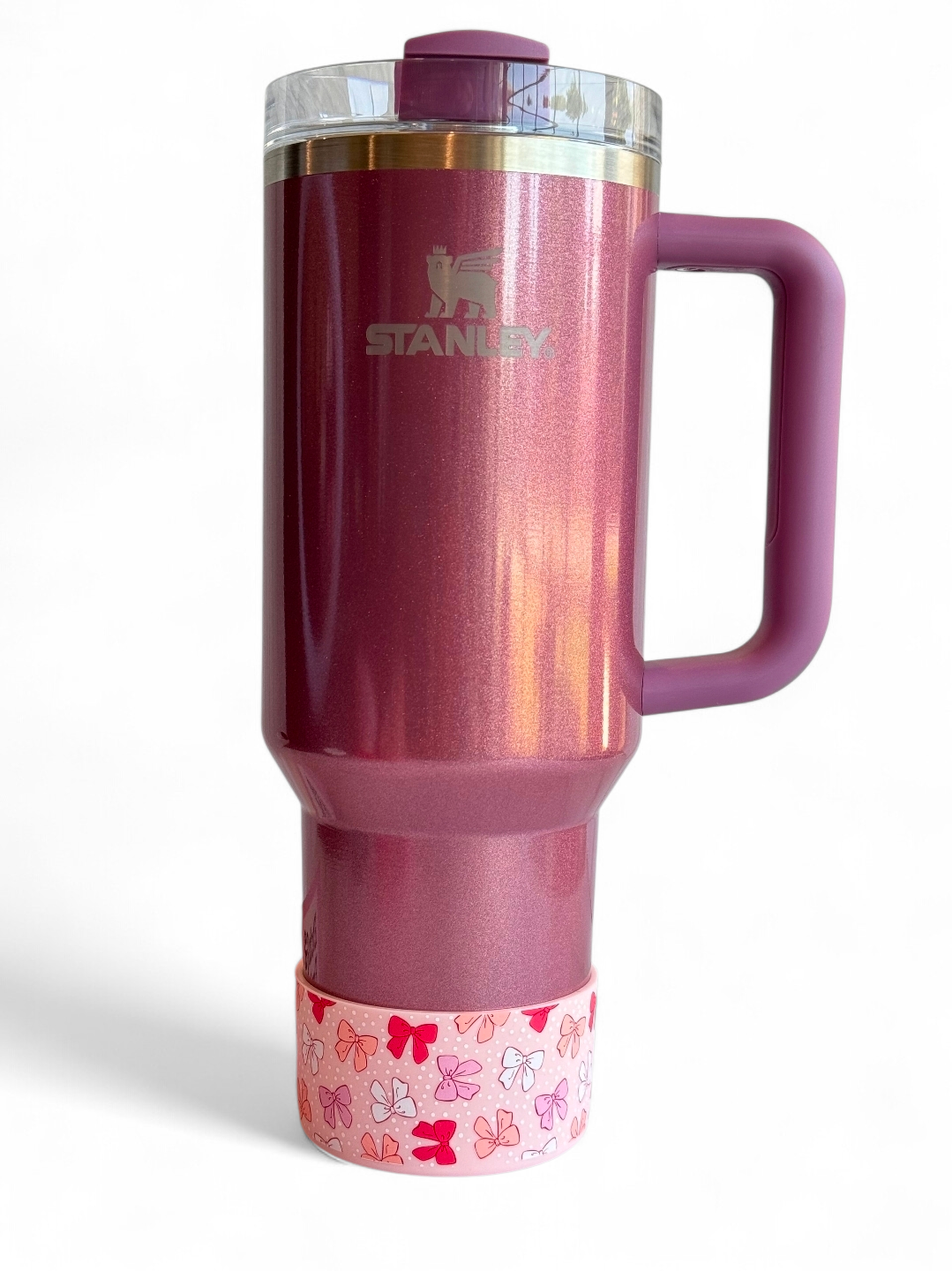 Girly Bows Silicone Tumbler Boot | Fits 20-40oz Tumblers 