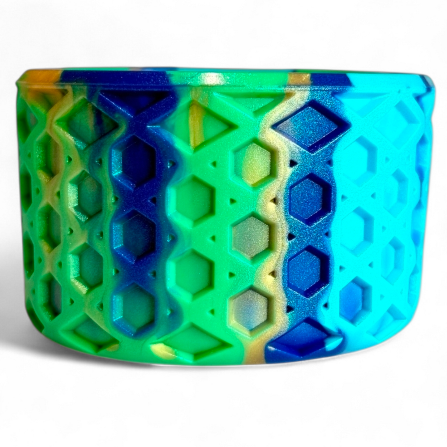 Peacock Remix Waffle Silicone Tumbler Boot | Fits 20-40oz Tumblers