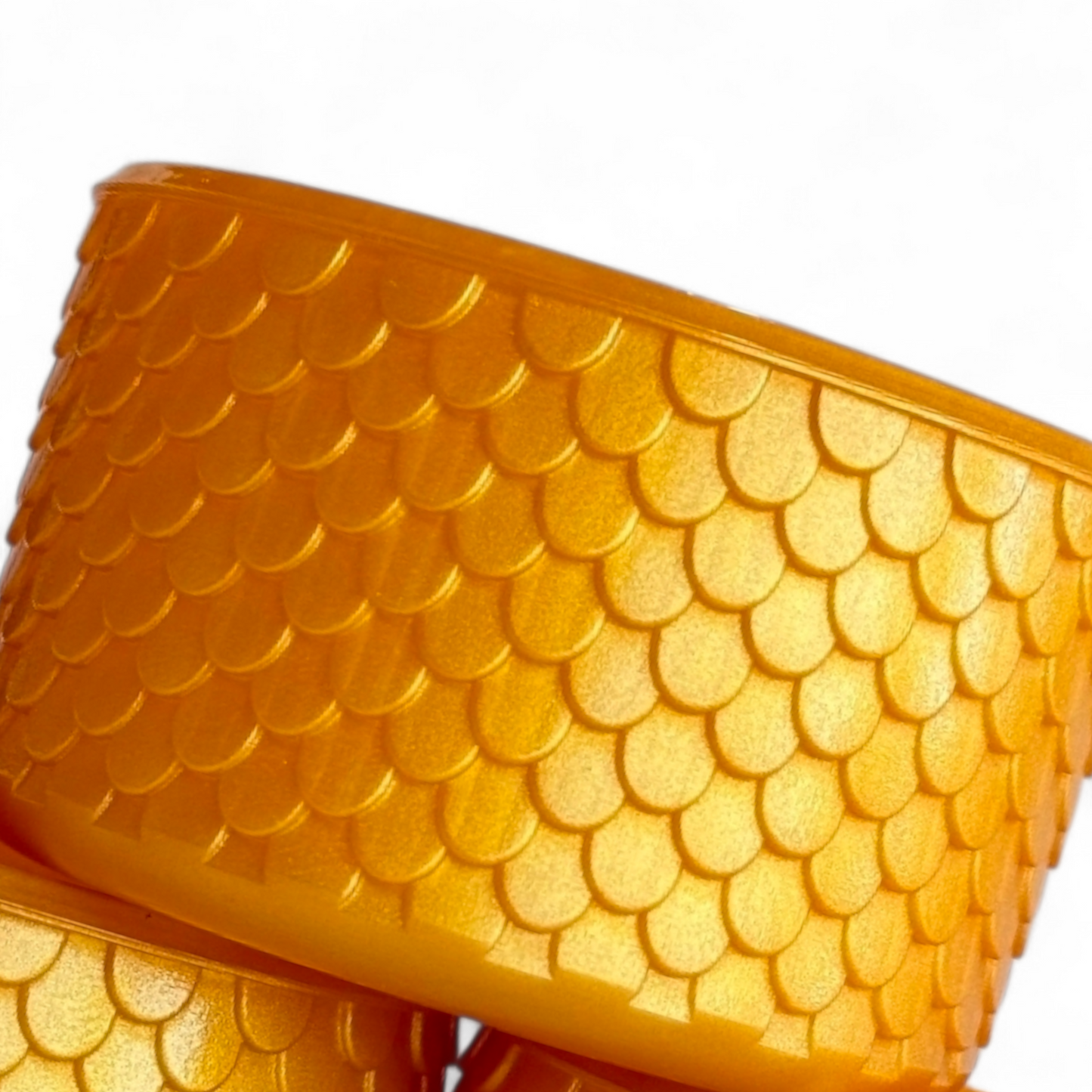 Gold Shimmer Mermaid Silicone Tumbler Boot | Cup Sleeve Protector