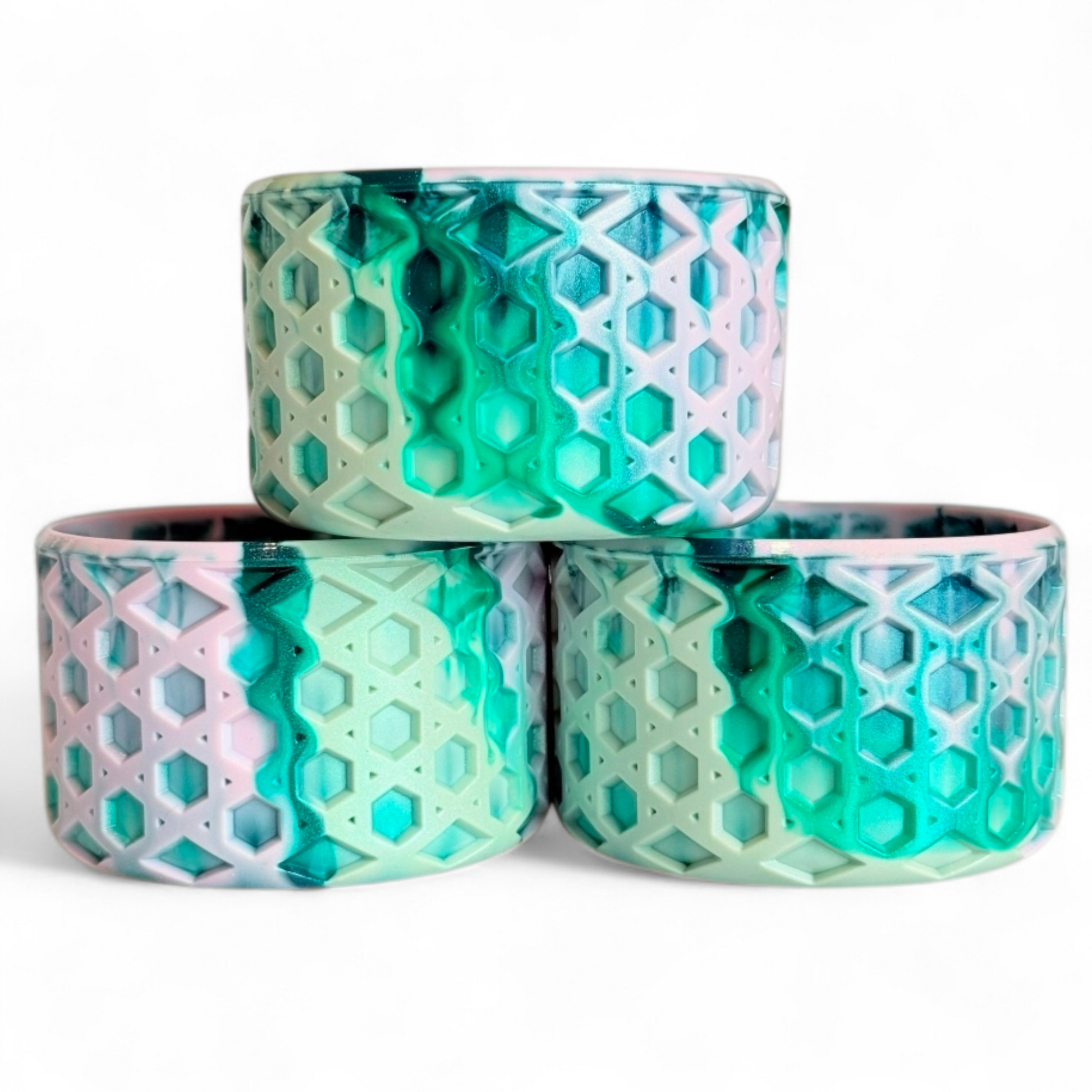 Emerald Kiss Waffle Silicone Tumbler Boot | Fits 20-40oz Tumblers 