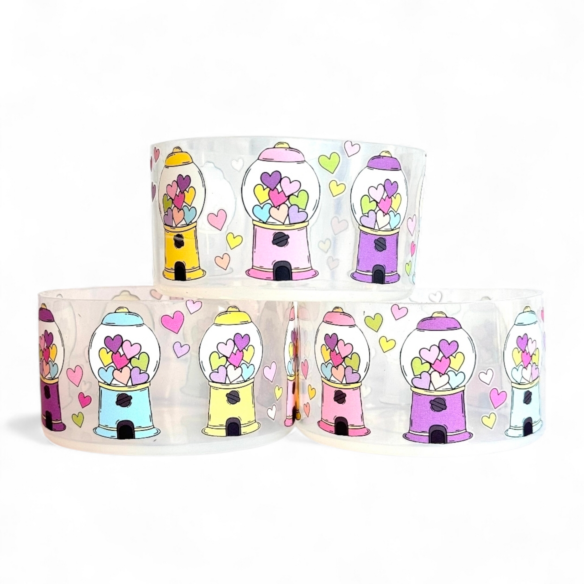 Pastel Gumball Love Silicone Tumbler Boot | Fits 20-40oz Tumblers