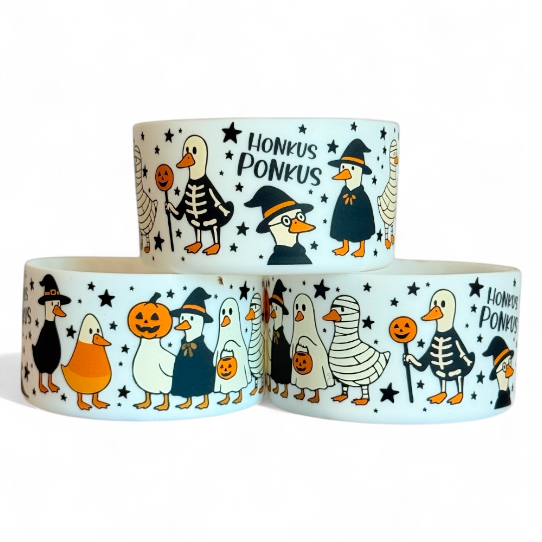 Halloween Honkus Ponkus Silicone Tumbler Boot 
