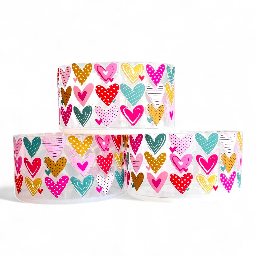 Hearts Silicone Tumbler Boot 