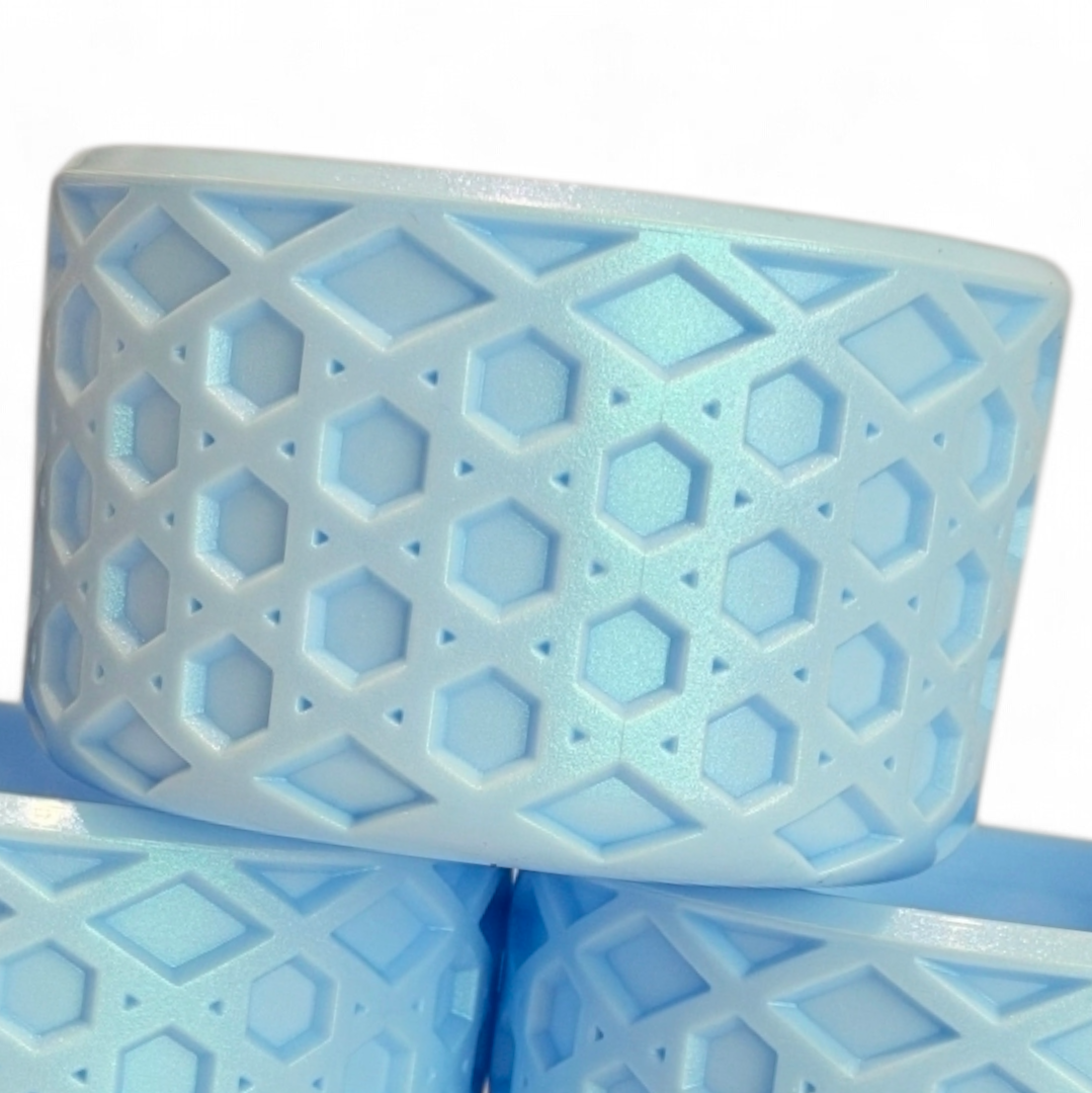 Heather Blue Shimmer Waffle Silicone Tumbler Boot | Fits 20-40oz Tumblers