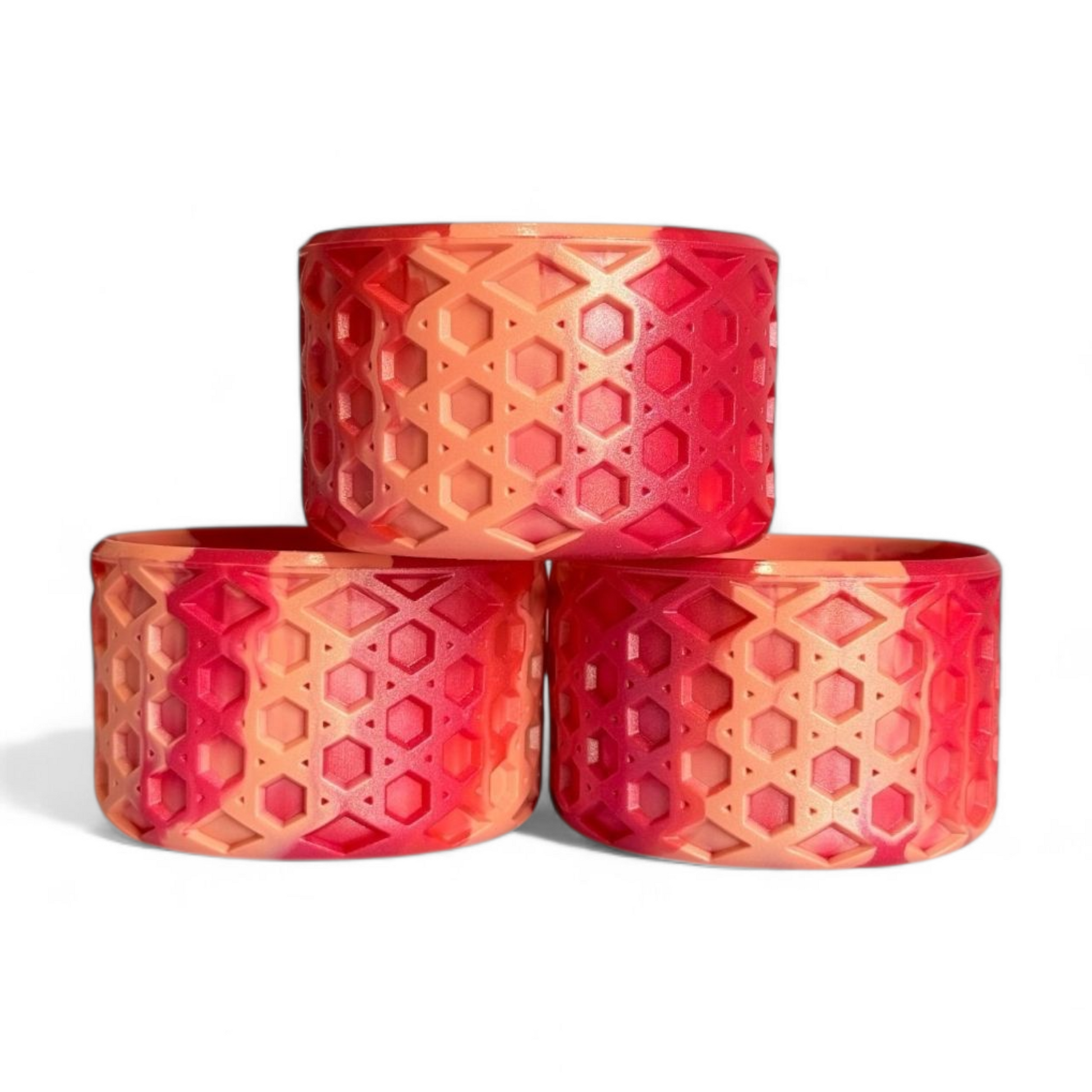 Hot Coral Remix WAFFLE Tumbler Boot -fits 20-40oz