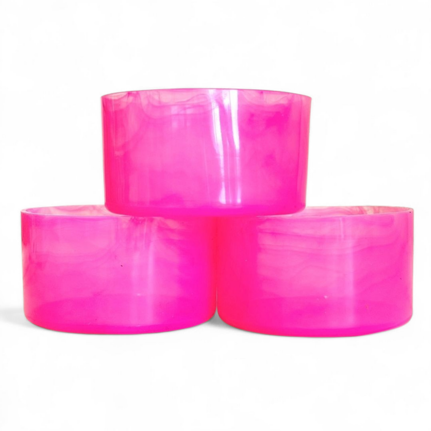 Clear Marble Tinted Hot Pink Tumbler Boot -fits 20-40oz New!