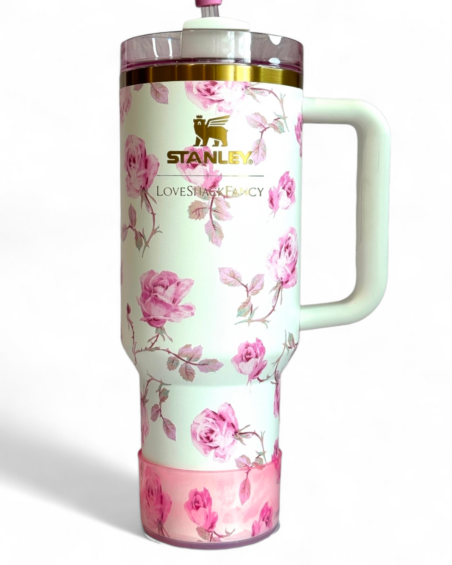 Clear Tinted Hot Pink Ombre Silicone Tumbler Boot | Fits 20-40oz Tumblers 