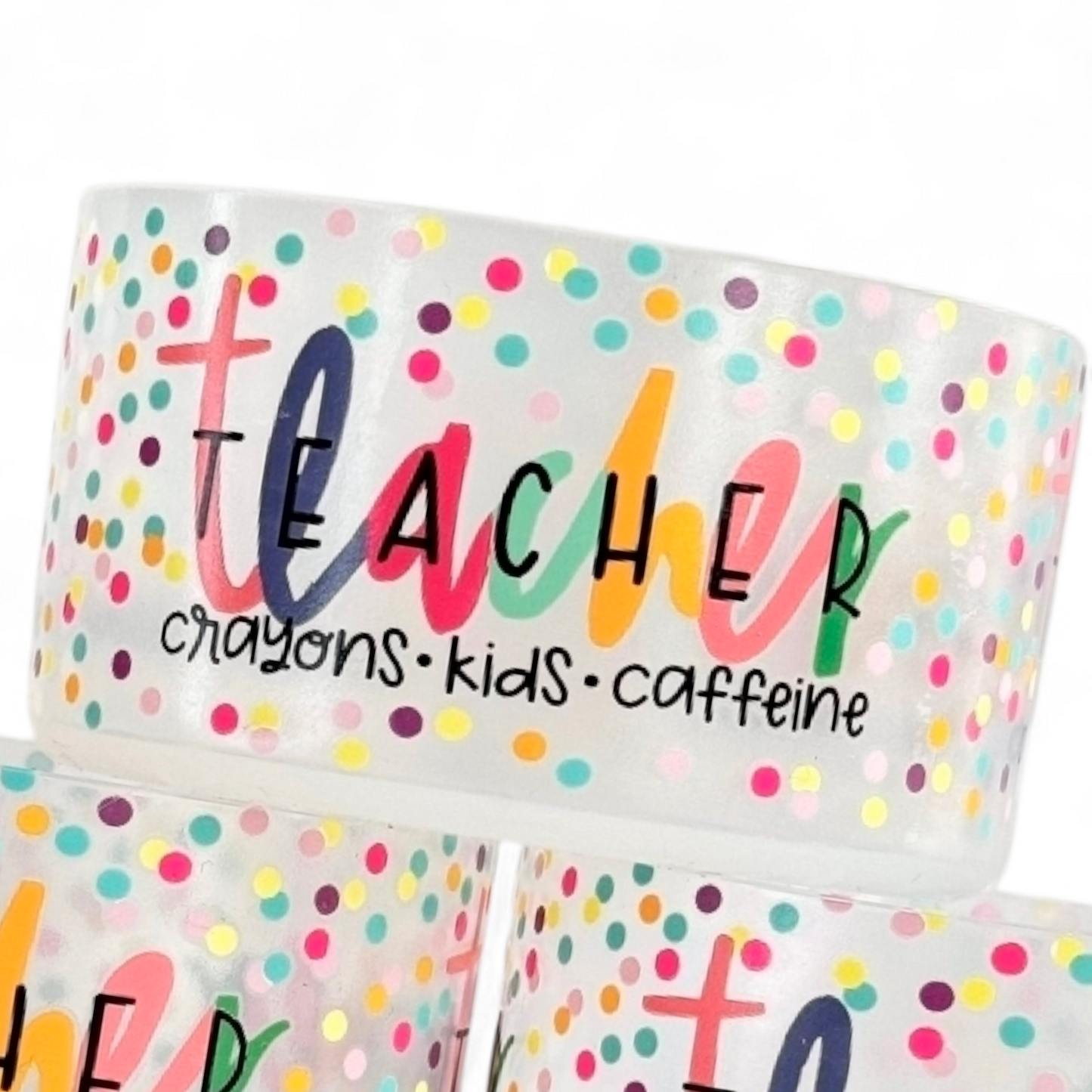 Teacher Silicone Tumbler Boot | Fits 20-40oz Tumblers