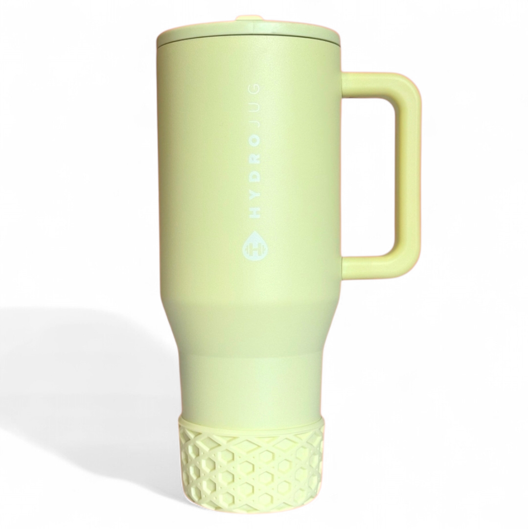 Butter Yellow Waffle Silicone Tumbler Boot