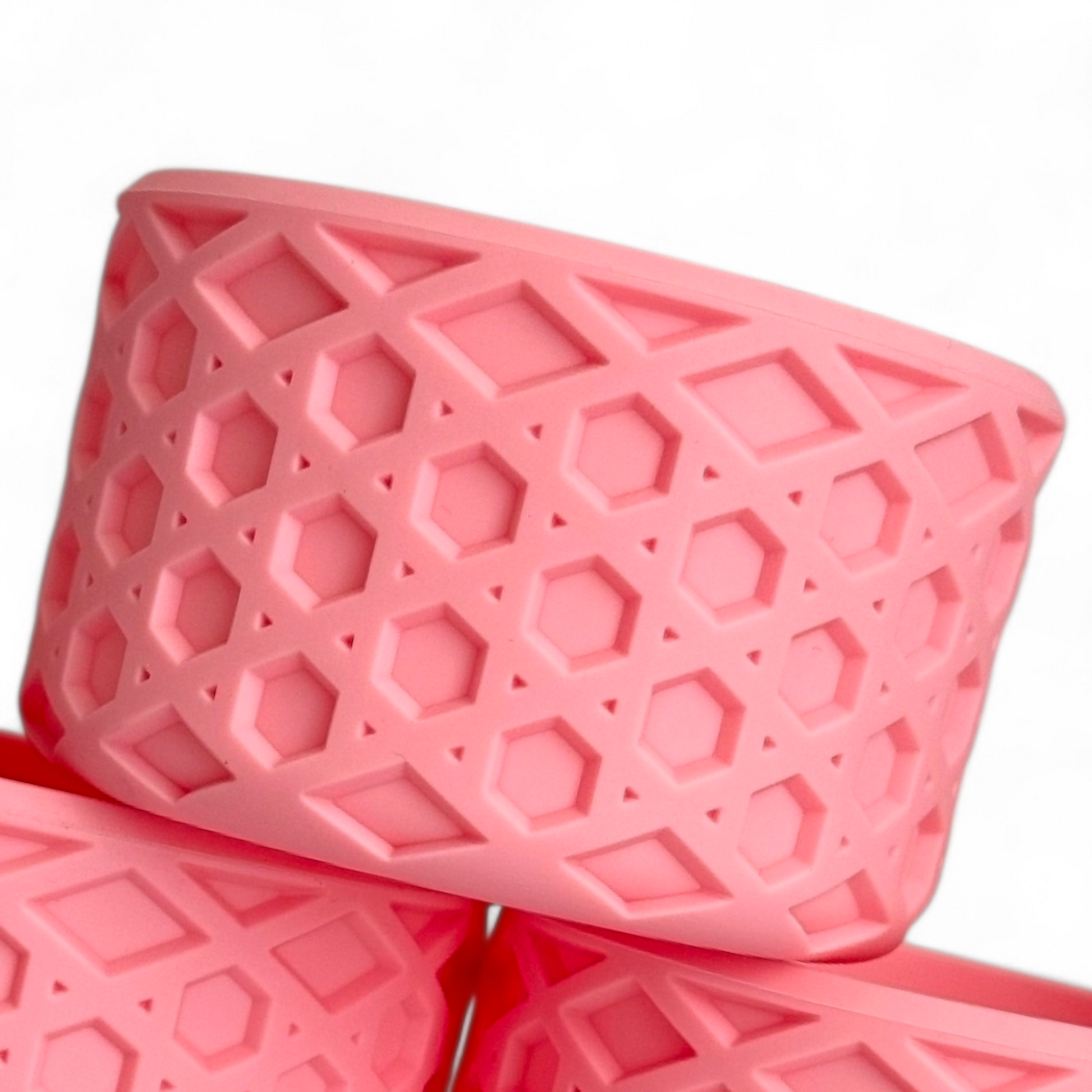 Messi Pink Waffle Silicone Tumbler Boot | Fits 20-40oz Tumblers 