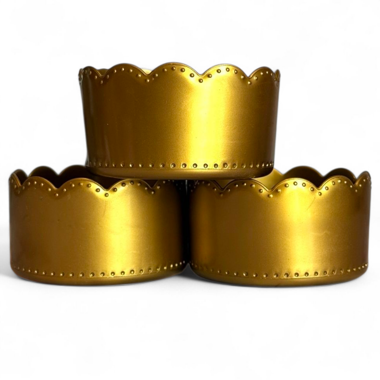 Metallic Gold Scallop Tumbler Boot -fits 20-40oz New!