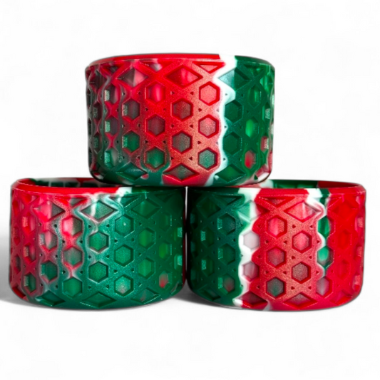 MISTLETOE WAFFLE Silicone Tumbler Boot