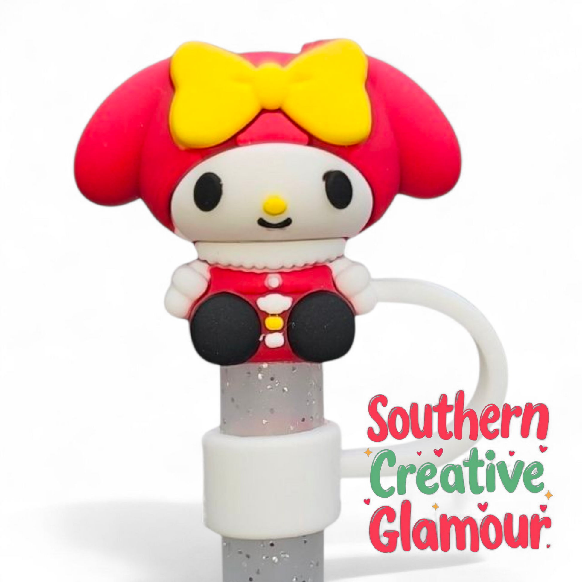 My Melody Christmas 10mm Straw Topper | Straw Cover 