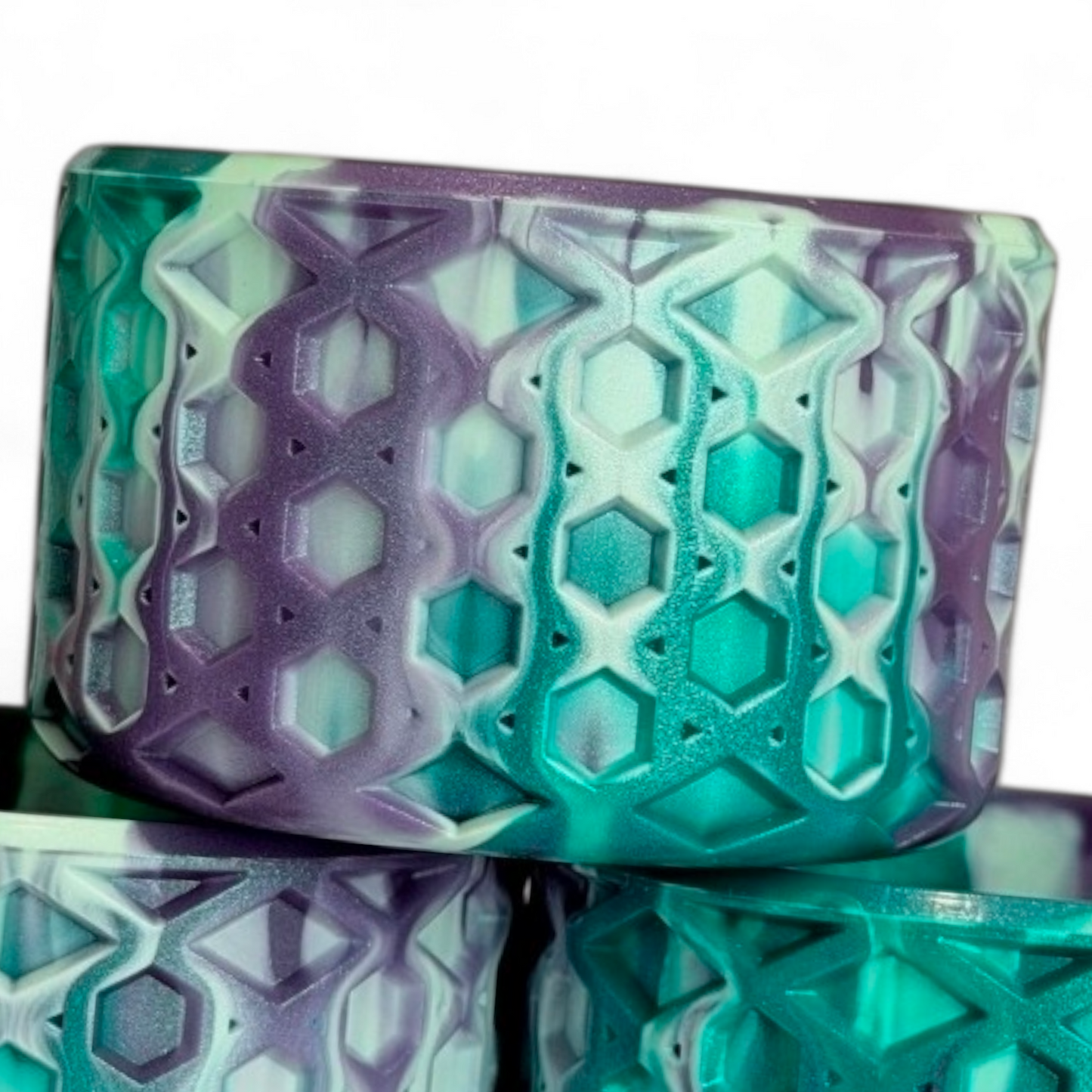 Mystic Mermaid Shimmer Waffle Silicone Tumbler Boot | Fits 20-40oz Tumblers 
