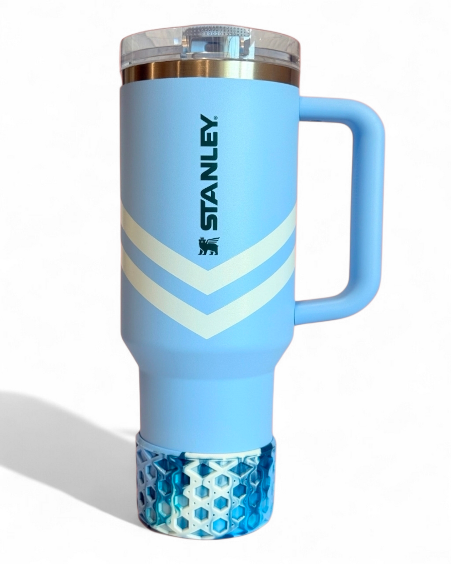 Arctic Bloom Shimmer Waffle Silicone Tumbler Boot | Fits 20-40oz Tumblers 