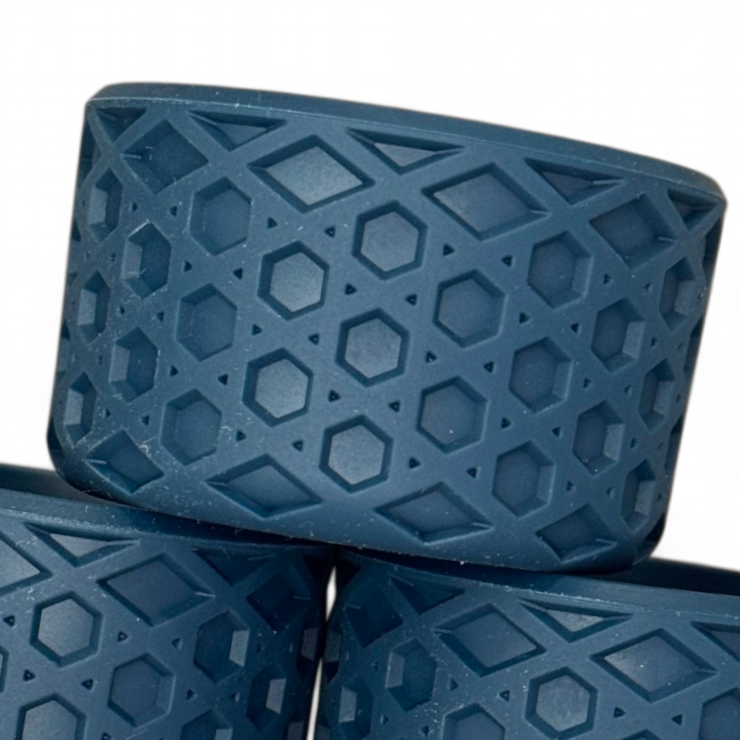 Navy Voyage Waffle Silicone Tumbler Boot | Fits 20-40oz Tumblers 