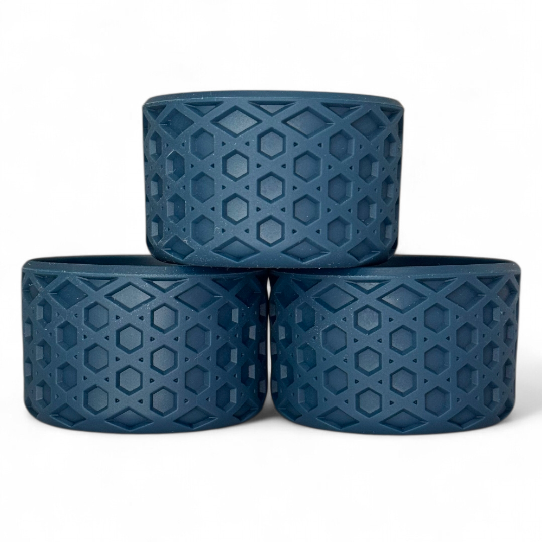 Navy Voyage Waffle Silicone Tumbler Boot | Fits 20-40oz Tumblers 