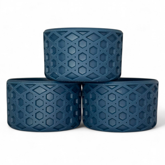 Navy Voyage Waffle Silicone Tumbler Boot | Fits 20-40oz Tumblers 