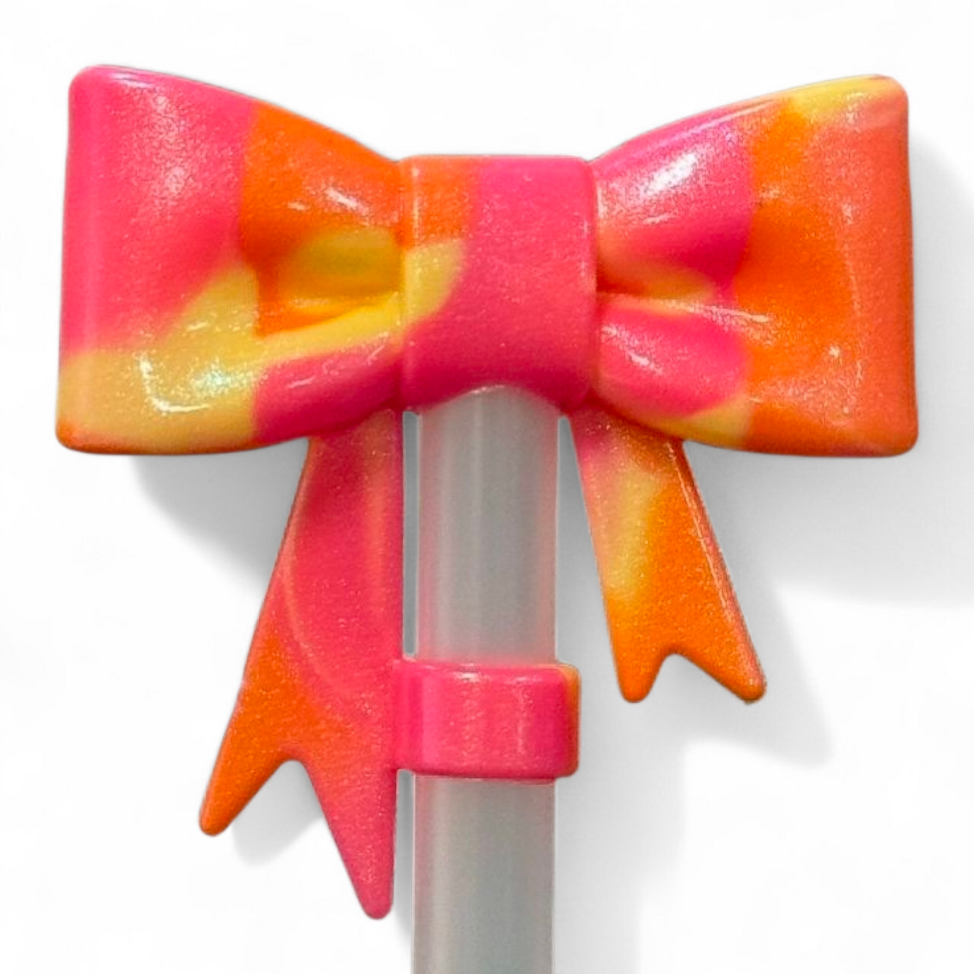 Tropic Like It's Hot 10mm Coquette Silicone Straw topper