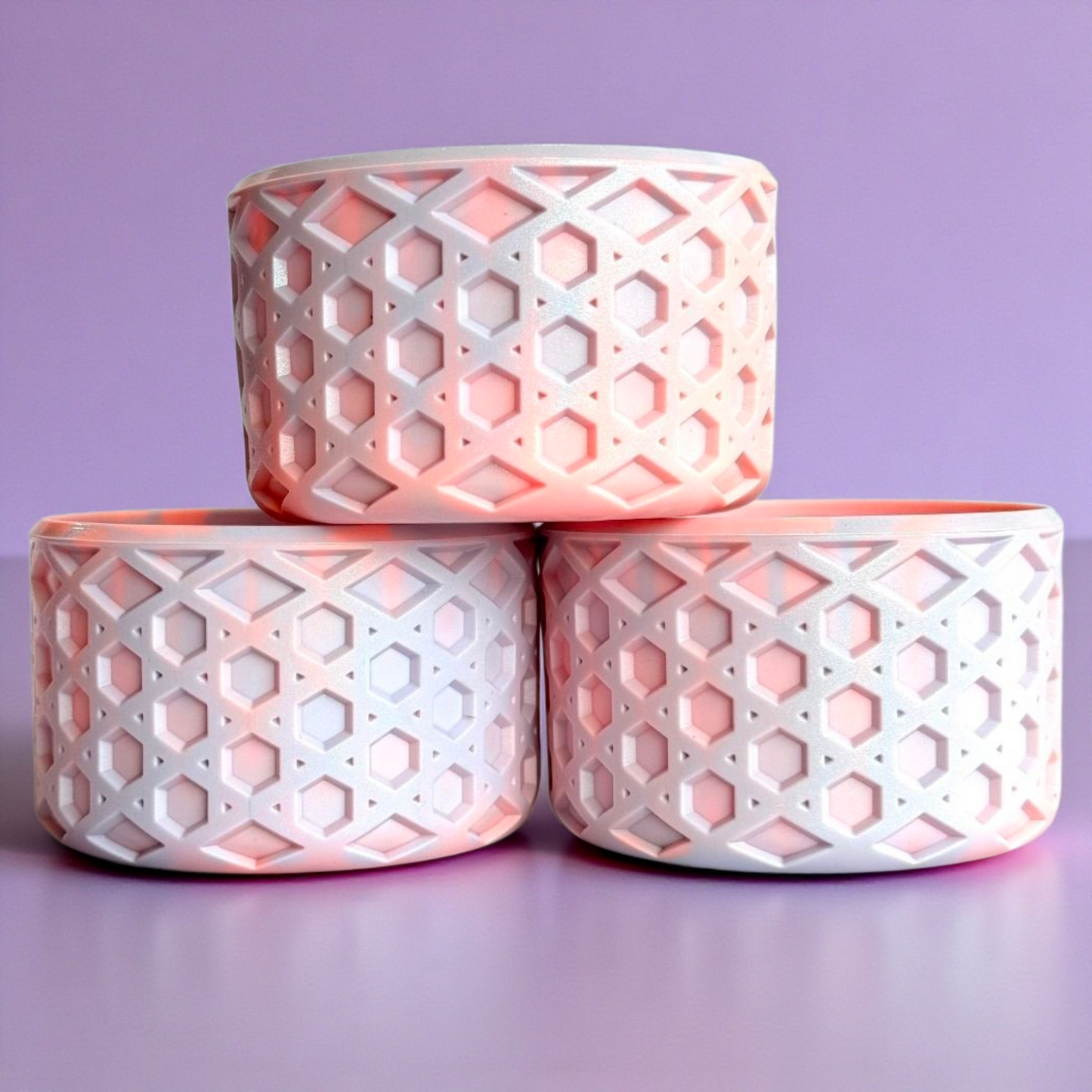 Orchid Shimmer Silicone Tumbler Boot | Tumbler Sleeve 