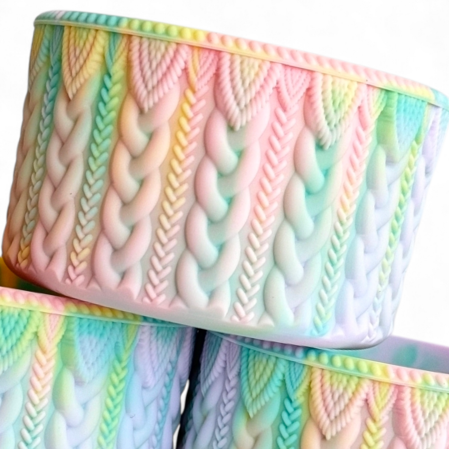 Lover Macrame Silicone Tumbler Boot | Fits 20-40oz Tumblers 