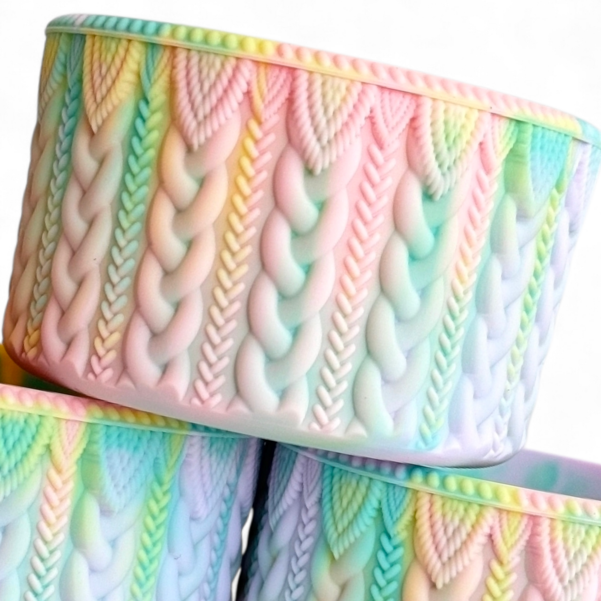 Lover Macrame Silicone Tumbler Boot | Fits 20-40oz Tumblers 