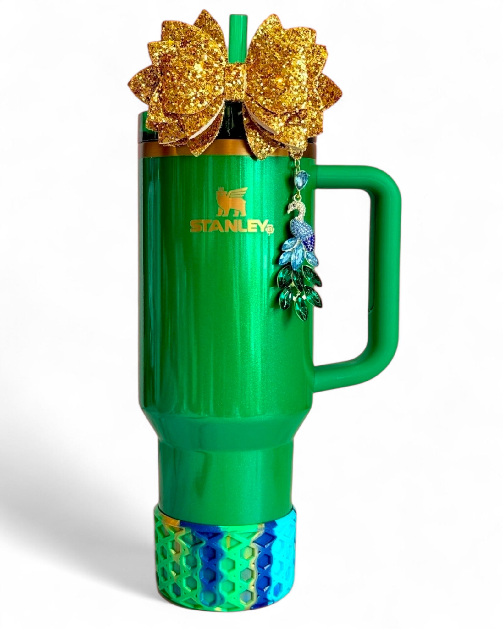 Peacock Remix Waffle Silicone Tumbler Boot | Fits 20-40oz Tumblers