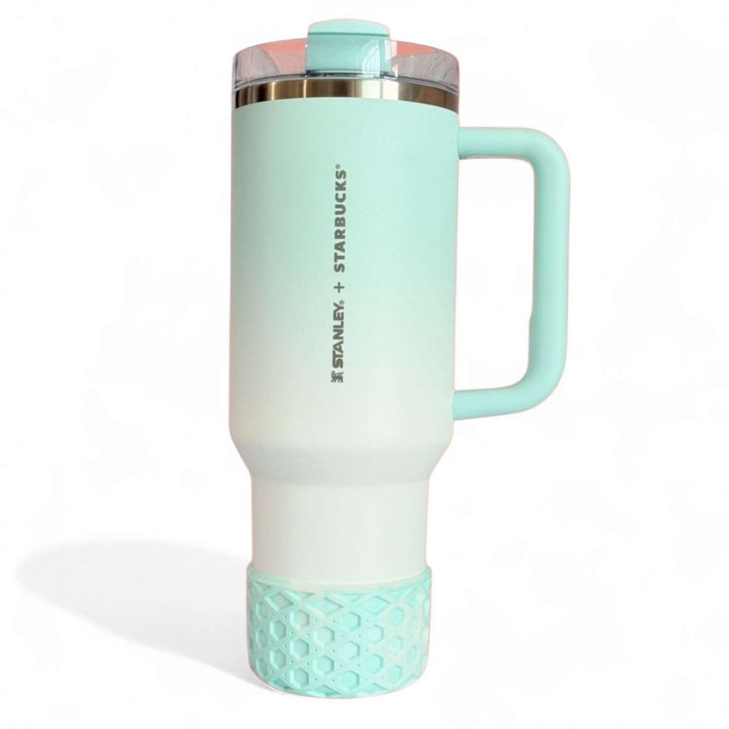 Pearl Mint Waffle Tumbler Boot -Fall fits 20-40oz