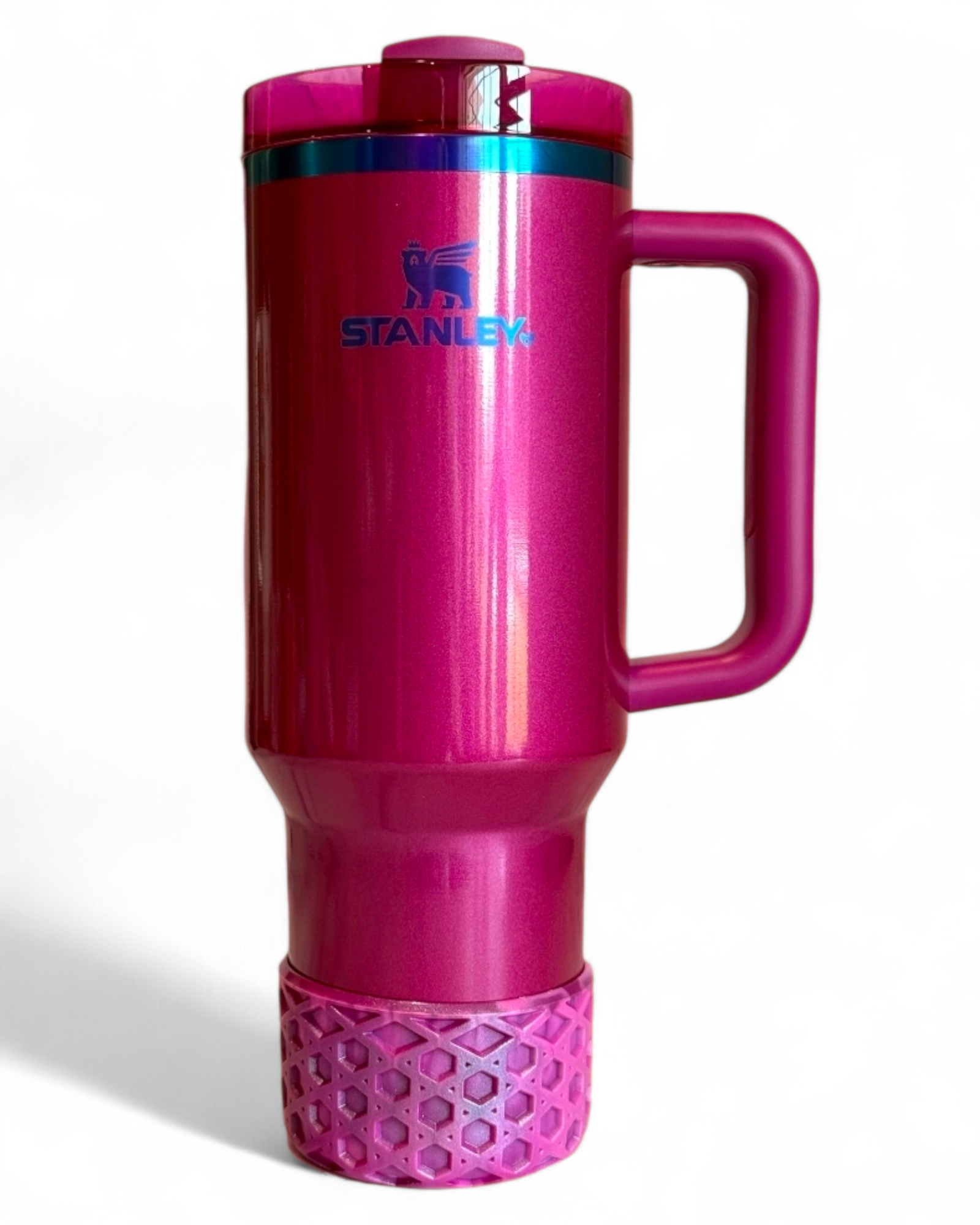 Pink Azalea Shimmer Remix Waffle Silicone Tumbler Boot | Fits 20-40oz Tumblers 