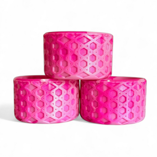 Pink Blush Remix WAFFLE Tumbler Boot -fits 20-40oz